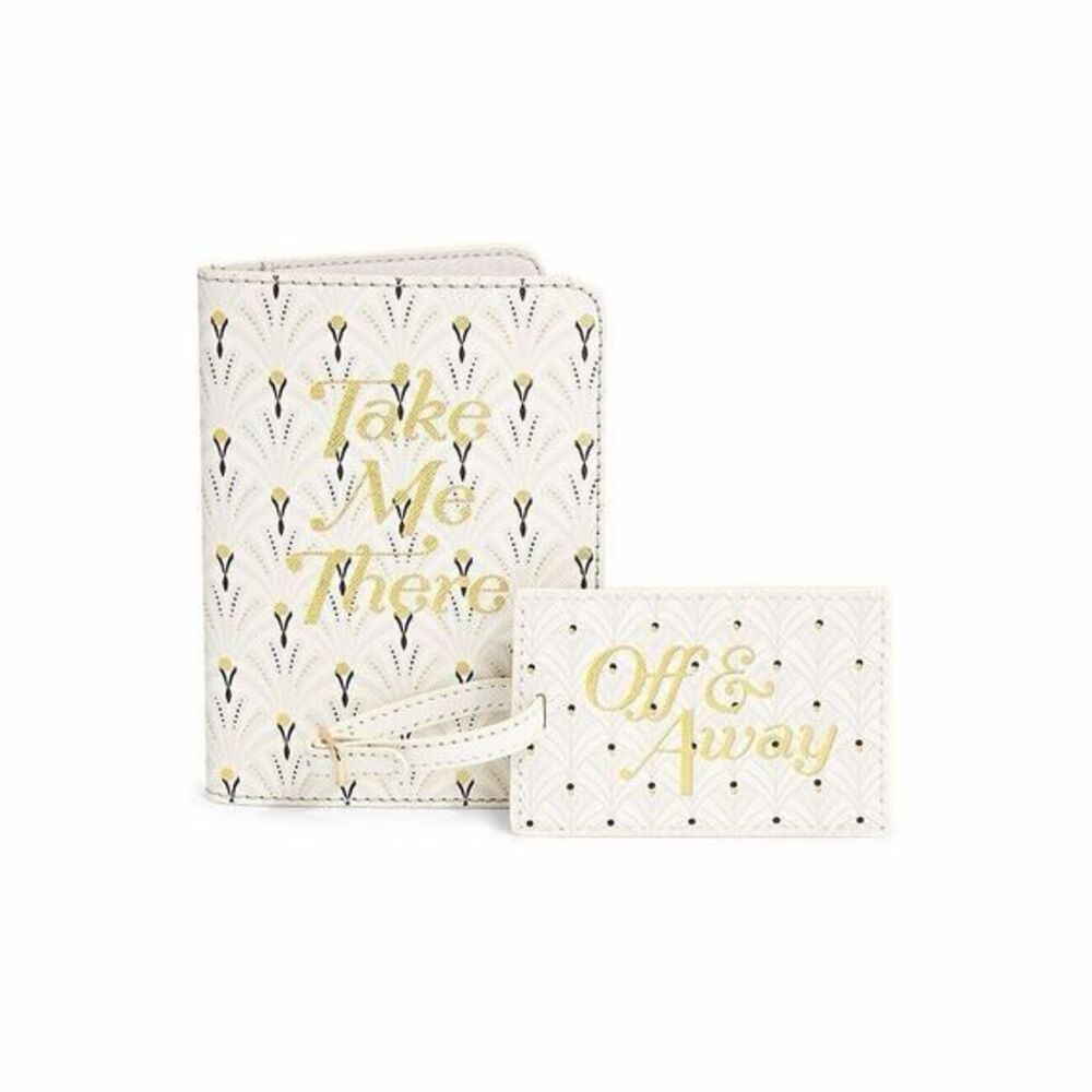 Anthropologie Passport and Luggage Tag Set